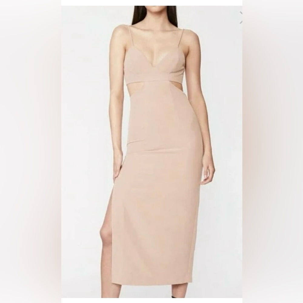 Bardot Nude Backless Dress